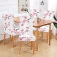 thumbnail image 6 of Cherry om Slipcover for Parson Chair, Machine Washable Chair Cushion Covers for Dining Chairs, Dining Chair Slipcovers Set of 4, Stretch Seat Covers, 6 of 6