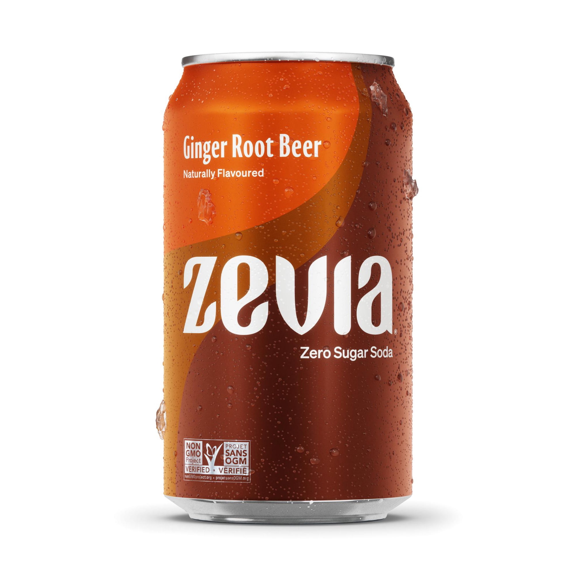 Zevia Ginger Root Beer, 355 ml, 6 pack cans, Ginger Root Beer 6 x 355 mL