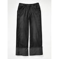 thumbnail image 3 of EMMIOL Women's Mid Rise Boyfriend Patchwork Straight & Wide Leg Denim Pants Trendy 2026 Jeans, 3 of 6