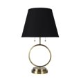 thumbnail image 1 of Sagebrook Home Lampe de Table Ronde en Métal 28 Pouces, Or, 1 of 1
