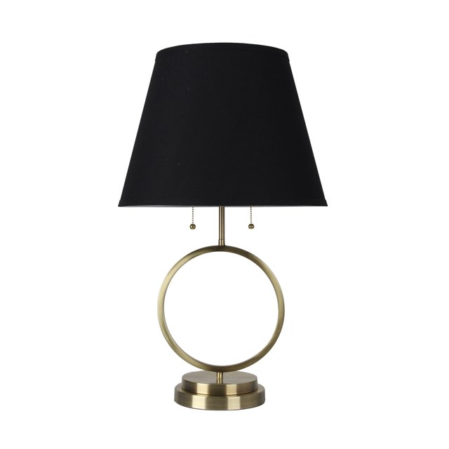 Sagebrook Home Lampe de Table Ronde en Métal 28 Pouces, Or