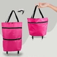 thumbnail image 1 of Foldable Shopping Cart Bag With Wheels, 1 of 5