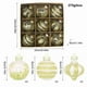 thumbnail image 2 of 9-Pack 8cm Transparent Painted Glitter Christmas Ball Ornaments Decorative Hanging Pieces, 2 of 2