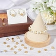 thumbnail image 4 of 1 caja de 50 cuentas de cruces chapadas en oro de 18 quilates, tamaño mini, pequeñas, con dijes, crucifijos de Pascua y separadores sueltos., 4 of 9