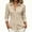Khaki, variant on IUYRTFE Women Lapel Collar Button Down Long Sleeve Shirt for Casual Office Daily Wear