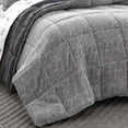 thumbnail image 4 of Eddie Bauer Home | Sherwood Collection | Comforter Set-Ultra Soft and Cozy, Sherpa Reversible Bedding with Matching Sham(s), Queen, Grey, 4 of 6