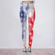 thumbnail image 4 of MKLEKYY Leggings deportivos para mujer, leggings con estampado tie dye del Día de la Independencia, leggings deportivos de levantamiento, pantalones de yoga, 4 of 4