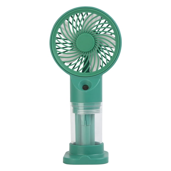 Handheld Misting Fan, Handheld Personal Cooling Fan, 3 Speeds Water Spray Fan, Rechargeable Portable Mist Fan, Small Mini Fan with Water Tank for Travel Outdoor Office Home Use, Green