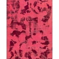 thumbnail image 1 of Ahgly Company Indoor Rectangle Abstract Raspberry Red Abstract Area Rugs, 7' x 10', 1 of 6
