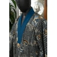 thumbnail image 4 of DEAR VANILLA Authentic Men's Kimono Juban Traditional Japanese Undergown Robe Made in Japan Original MJU-0201, 4 of 7