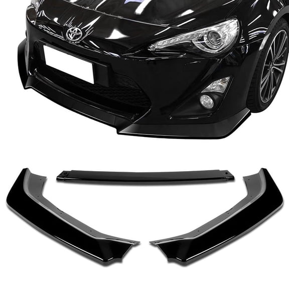 For 2013-2016 Scion FR-S/Toyota 86 CS-Style Painted Black Front Bumper Lip Kit