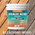 thumbnail image 4 of Oxalic Acid 8 lbs - 99.6% Pure Fine Powder, Multi-Use Cleaner and Stain Remover for Wood, Metal, Rust, Wood Bleach, Hardwood Floor & Furniture Restorer, Pool - Industrial Cleaning Solution, 4 of 4