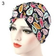 thumbnail image 2 of SPRING PARK Women Muslim Turban Hat Stylish Flower Pattern Hair Cap Hijab Head Scarf Wrap Cover, 2 of 6