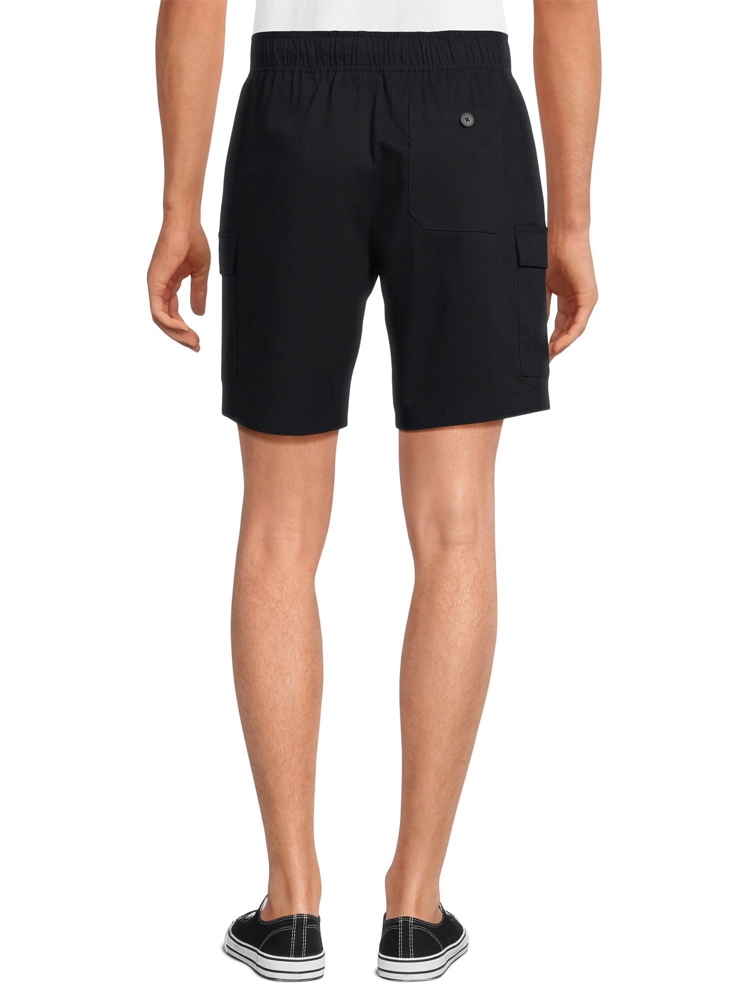 Hollywood Men's Stretch Twill Cargo Shorts, 8" Inseam, Sizes S-XL