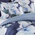 thumbnail image 4 of Luxury 7Piece Cotton Bedding Sets Cal King Modern Blue Multi Design, 4 of 11