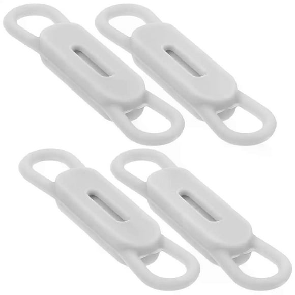 4 Pcs Whiteboard Pen Holder Silicone Pencil Cup Dry Erase Markers Magnetic Fridge Clip Sleeves Grey Holders