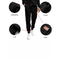 thumbnail image 6 of Mens Corduroy Joggers Pants Casual Cargo Pants Drawstring Elastic Waist Baggy Tapered Sweatpants With Pockets, 6 of 6