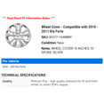 thumbnail image 2 of Wheel Cover - Compatible with 2010 - 2011 Kia Forte, 2 of 2