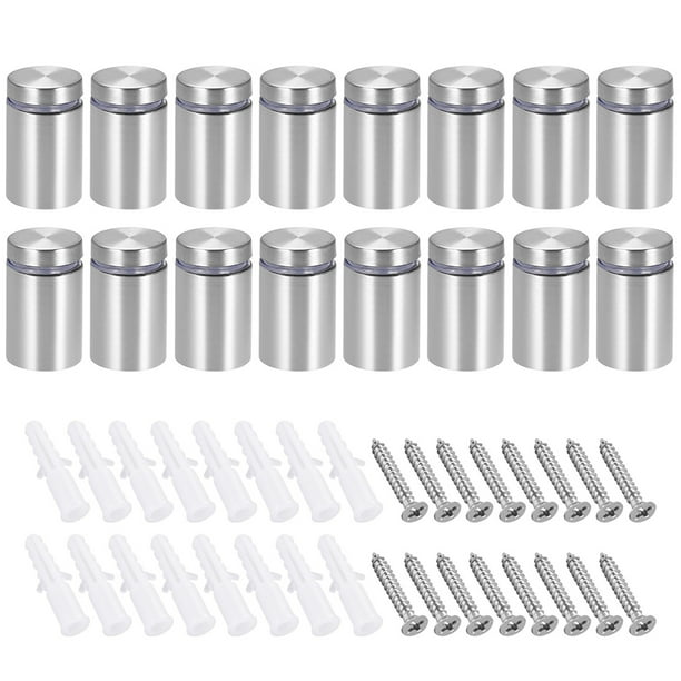 Glass Standoff Mount Stainless Steel Wall Standoff Holder 19mm x 32mm