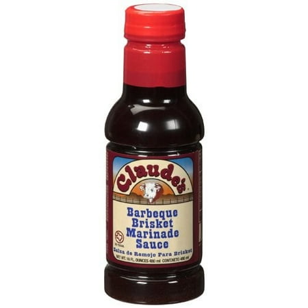 (2 Pack) Claude's BBQ Brisket Marinade Sauce, 16 OZ (2 pack)