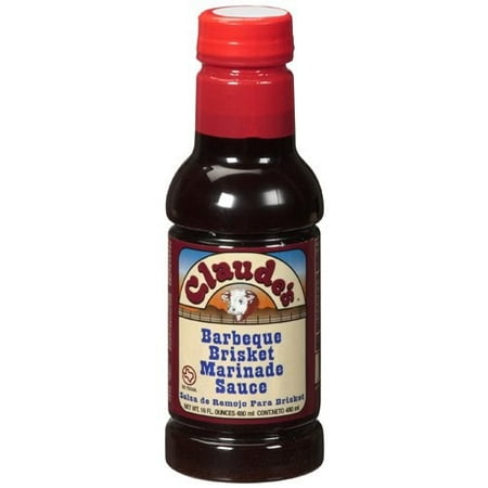 (2 Pack) Claude's BBQ Brisket Marinade Sauce, 16