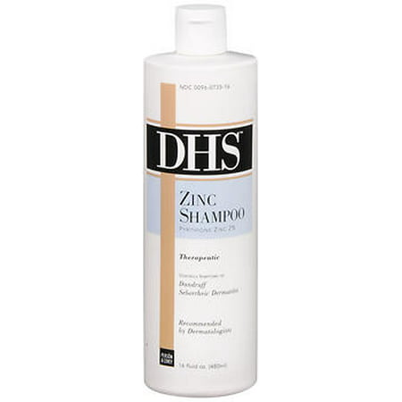 DHS Zinc Shampoo Pyrithione Zinc 2% - 16 oz (Best Zinc Pyrithione Shampoo)