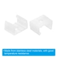 thumbnail image 4 of Unique Bargains LED Strip Light Clips, 100 Pack Mounting Bracket Fixing Clip Plastic Clamp for 14mm-17mm Light Cable Translucent, 4 of 6