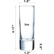 Tall Shot Glass - 2.2oz - Set of 6/12