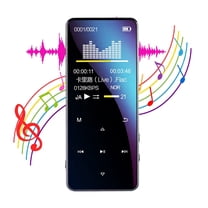 MP3 Player with Bluetooth 5.0 – Portable Lossless Music Player, FM Radio, HD Speaker, Pedometer, Expandable to 256GB (Includes Earphones)