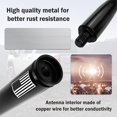 thumbnail image 4 of Antena de radio AM/FM Junecarp para coche, modelo Bullet, color negro, 4 of 7