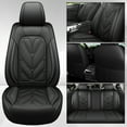 thumbnail image 6 of OTOEZ Nappa Leather Car Seat Cover Universal & Luxurious 5-Seat Full Set Waterproof Front & Rear Cushion Protector Fit Most Honda Toyota Chevy Ford Nissan SUV, 6 of 12
