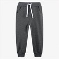 thumbnail image 2 of Child Boys Sweatpants Baggy Jogger Pants For Boys 4-14 Years Toddler to Youth Fall Winter Casual Wear Kids Sweatpants Size 9-10 Years, 2 of 7