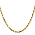 thumbnail image 2 of Primal Gold 10 Karat Yellow Gold 4mm Diamond Cut Quadruple Rope Chain, 2 of 4