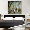 thumbnail image 2 of ARTCANVAS By The Water - Near the Lake 1880 Canvas Art Print by Pierre-Auguste Renoir - Size: 36" x 36" (0.75" Deep), 2 of 9