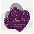 thumbnail image 3 of Inkdotpot Pack Of 100 Real Rose Gold Foil Paper Tags Thanks For Celebrating With Me Birthday Favor Hang Tags, 3 of 6