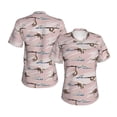 thumbnail image 3 of Yiaed Cloud Sloth Print Women's T Shirt V-Neck Short Sleeve Shirt Casual Breathable Tee Summer Tops-3X-Large, 3 of 5
