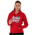 thumbnail image 3 of Tootsie Owl USA Stars and Stripes Unisex Plus Size Hoodie Brisco Brands 3X, 3 of 5