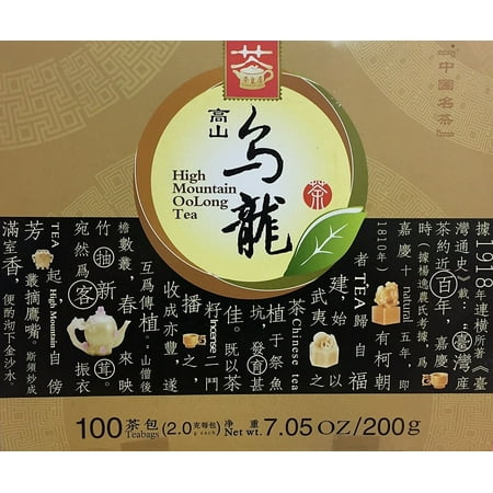 Dan Cong Oolong Tea - Premium High Mountain OoLong Tea, 100 TeaBags