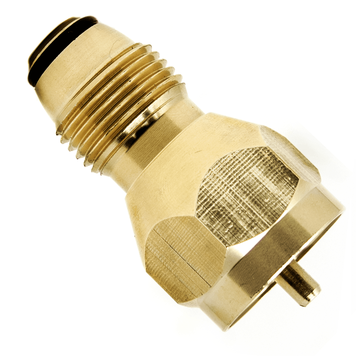 GasOne - Propane Refill Adapter POL Type for Steel Propane Cylinder with  Type 1 - Fits All 1 LB Throwaway Disposable Cylinder - 100% Solid Brass  Regulator Valve Accessory - Walmart.com