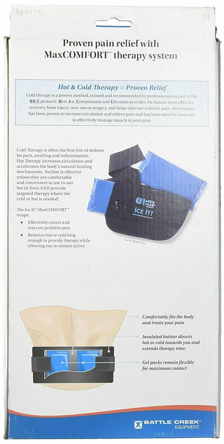 MaxComfort Pain Relief Hot & Cold Theraphy Flexible Ice Pack Shoulder Wrap