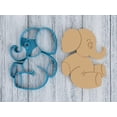 thumbnail image 2 of Sitting Cartoon Elephant Cookie Cutter - Kids Party Animal Diwali (0024) (4 Inch), 2 of 2