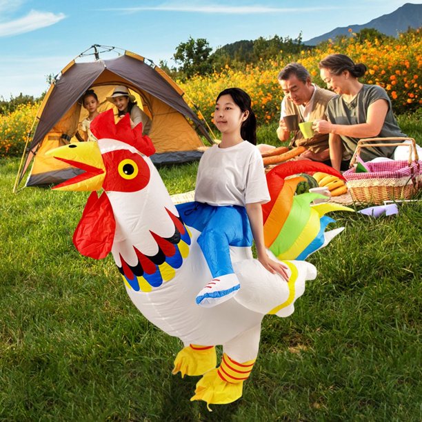 Puntoco Ropa inflable para cosplay, disfraces para presentaciones en el escenario de reuniones anuales