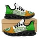 thumbnail image 1 of Zapatillas de plataforma con estampado de trébol Tendencia del Día de San Patricio Zapatos vulcanizados Zapatos casuales transpirables ligeros planos con cordones, 1 of 6
