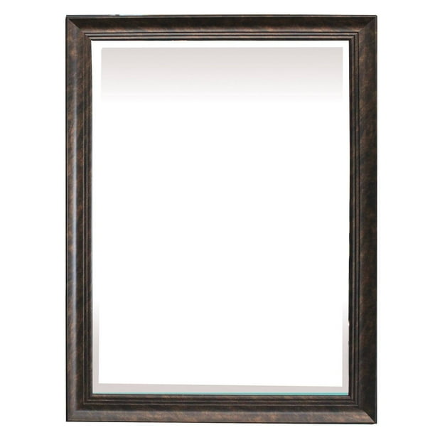 Yosemite Home Dark Bronze Framed Wall Mirror
