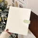 thumbnail image 4 of A5 Binder Photocard Holder Photo Album Cards Storage White & Green, 4 of 5