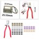 thumbnail image 3 of Hardware para Llavero de 1 "- 6 Colores Llavero de Llavero de 25 Mm Perfecto con Alicates para Llavero de 1 Pieza para La , 60 piezas BLESIY hardware del llavero, 3 of 8