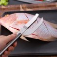 thumbnail image 3 of Balanzas para raspar de acero inoxidable, cuchillo para cepillar el vientre, herramientas para matar peces en el hogar, tripas de cocina, cuchillos para quitar intestinos de pescado TUNC Sencillez, 3 of 5