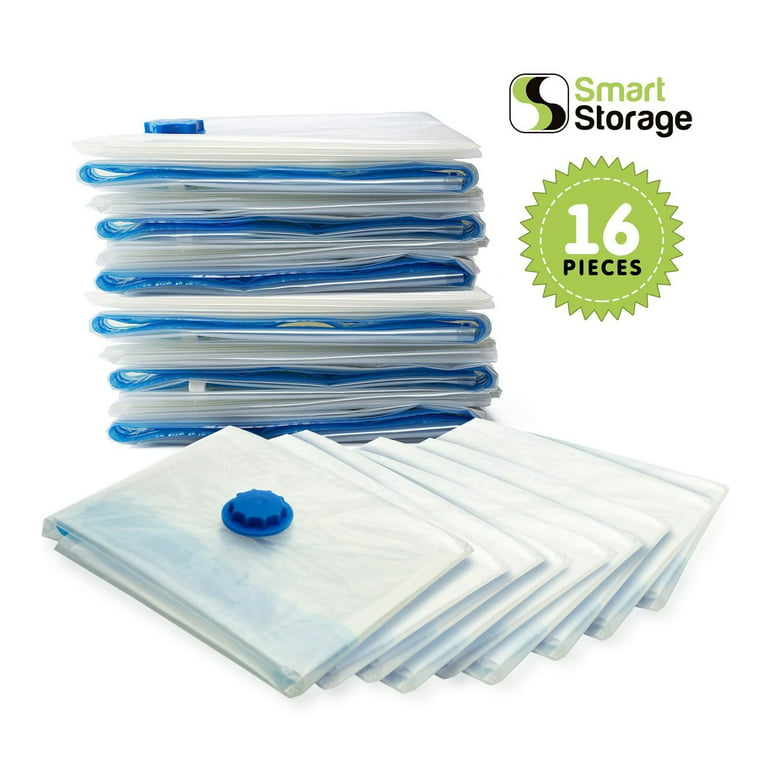 Brand: VacuSave Type: Compressed Storage Bags Specs: Vacuum Sealed, Space  Saving Keywords: Home Storage, Clothing Organizer, Air Pump Seal Key  Points: Easy To Use, Durable Material Main Features: Protects Clothes,  Maximizes Closet