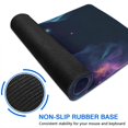 thumbnail image 6 of Spectacular Gaming Experience Awaits: Large Mouse Pad with Dazzling Galaxy Design; Non-Slip Rubber Base, Stitched Edges for Durability. Ideal for Keyboards & Desks - 31.5x11.8inch., 6 of 7