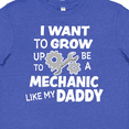 thumbnail image 4 of Inktastic I Want to Grow Up to Be a Mechanic Like My Daddy Youth T-Shirt, 4 of 5